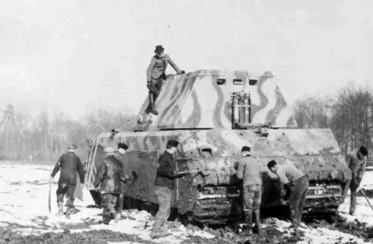 Panzer VIII Maus at Boblingen 17 March 1944.