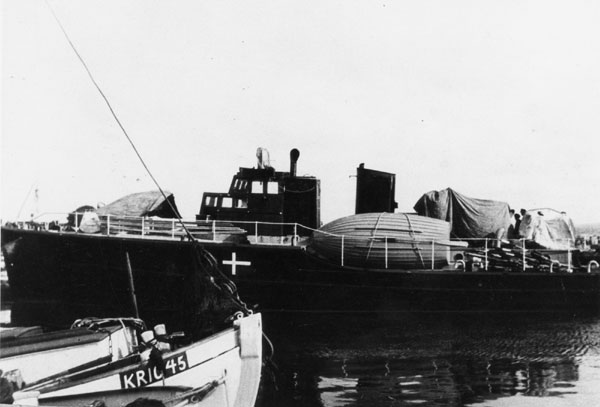 Minesweeper MS 1 escaped to Sweden on 29 August 1943