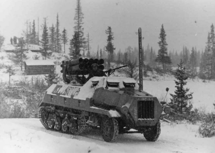 15 cm Panzerwerfer 42 auf Selbstfahrlafette Sd.Kfz.4/1 winter