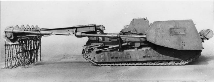 Matilda Baron flail tank very similar to the Scorpion tank