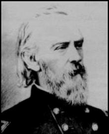 Colonel William Irwin. Caption: A drunken Irwin sent Maine boys to senseless death.