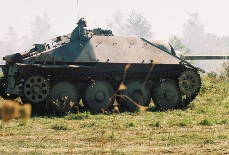 A Jagdpanzer 38(t). Armed with a 75mm main gun and sloped armor plate, the Jagdpanzer tank destroyer was more than a match for most Allied armor. Photo: Lyle CC BY-NC 2.0