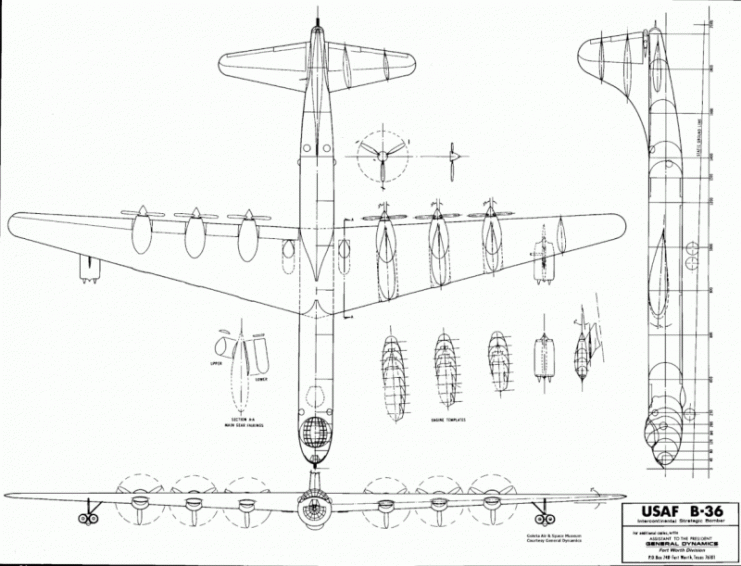 B-36 plan scheme. Image: Djskybird / CC-BY-SA 3.0