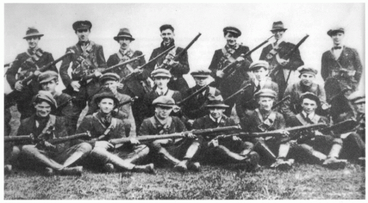 Irish War of Independence. Seán Hogan’s (NO. 2) Flying Column, 3rd Tipperary Brigade, IRA.