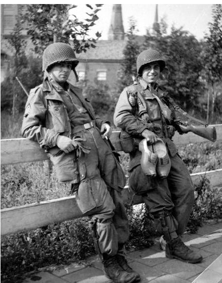 Gordon Carson and Frank Perconte, Easy Company, 101st Airborne