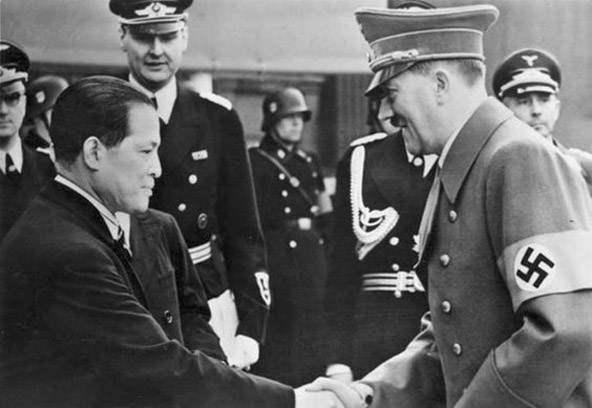 Adolf Hitler meeting Japanese ambassador to Germany Hiroshi Ōshima