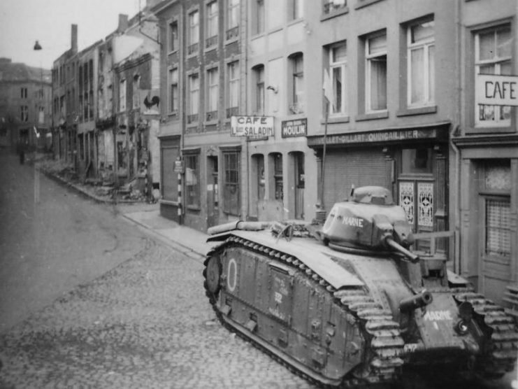 B1 bis tank #332 “O” named Marne of the 37th Bataillon de Chars de Combat