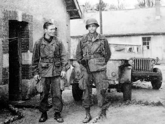 Captain Richard D. Winters and Captain Lewis Nixon