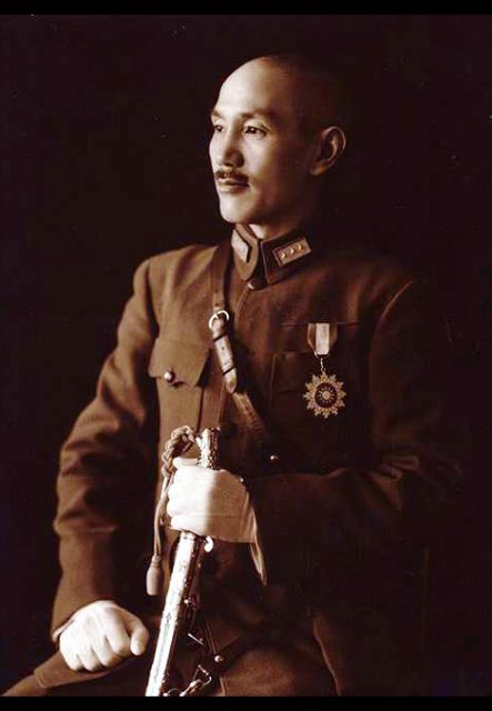 Generalissimo Chiang Kai-shek, Allied Commander-in-Chief in the China theatre from 1942 to 1945