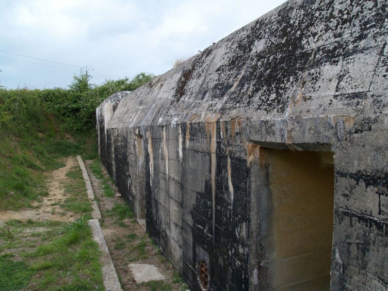 One of the many bunkers at the Maisy Battery