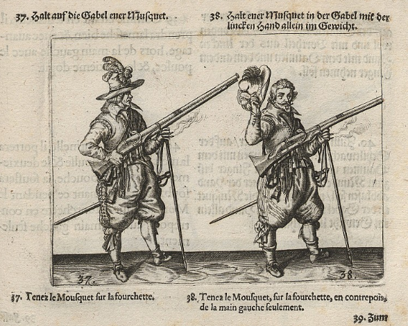 Heavy muskets (Image from 1664)