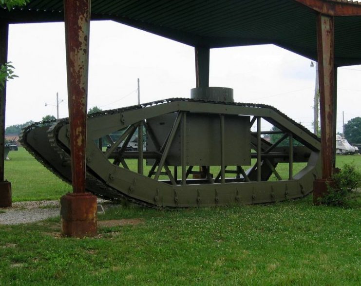 Skeleton Tank preserved at Aberdeen Proving Ground.