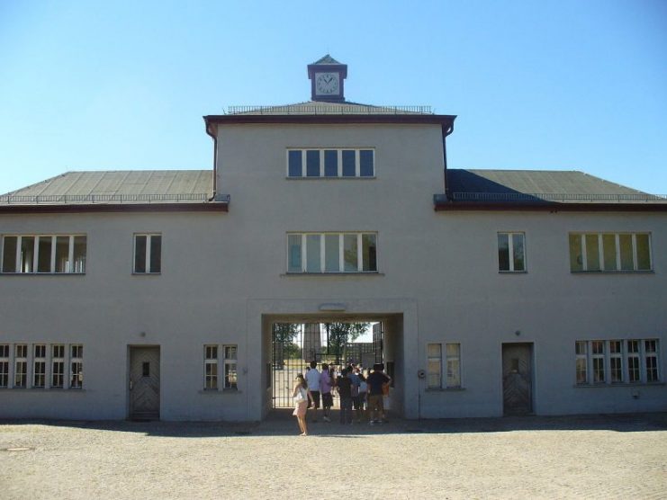 Main Entrance of the Sachsenhausen concentration camp.