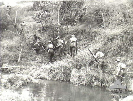 2/14th Battalion personnel training on the Atherton Tablelands, 1942