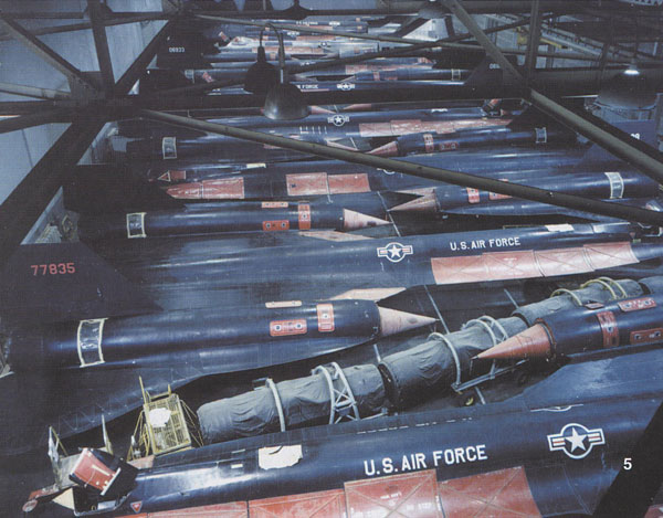 A-12s in storage at Palmdale.