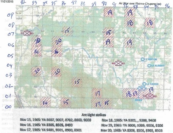 B-52 strike on NVA troop positions, November 15–20. Photo: Tnguyen4321 CC BY-SA 3.0