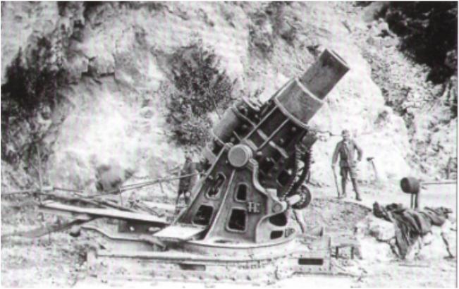 Austro-Hungarian 305 mm Howitzer.