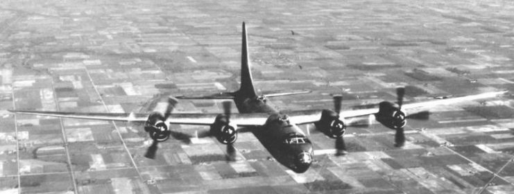 B-32 Dominator in flight