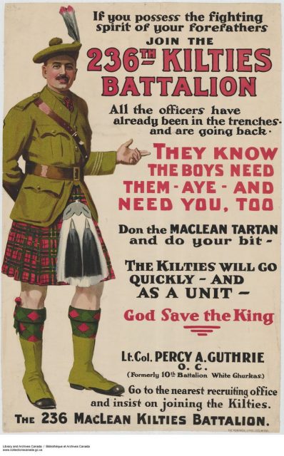 WWI Recruiting poster 1916