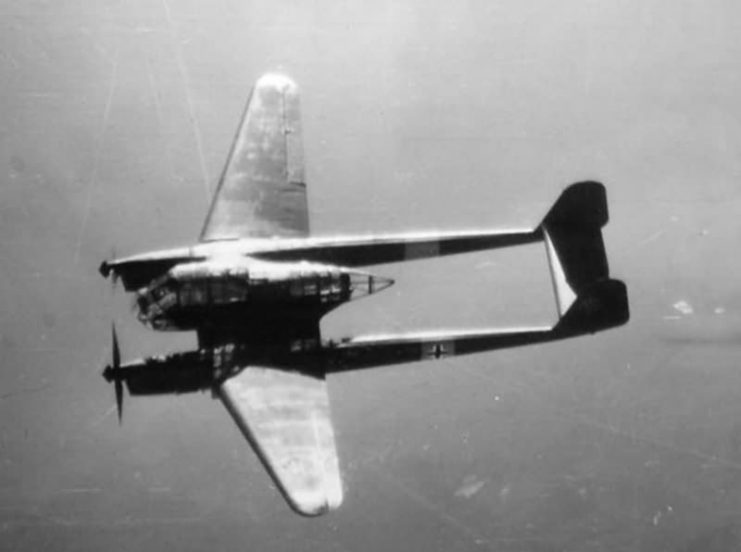 Fw 189 Uhu of the NAG 12 in flight 1942