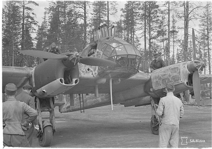 Fw 189A-3 on a Finnish airfield in the summer of 1943
