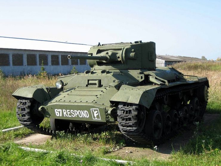 Infantry tank Valentine II in Kubinka tank museum, Russia.Photo: Saiga20K CC BY-SA 3.0
