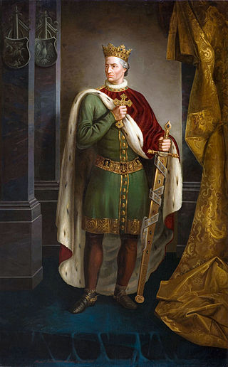 Modern depiction of Władysław II Jagiełło