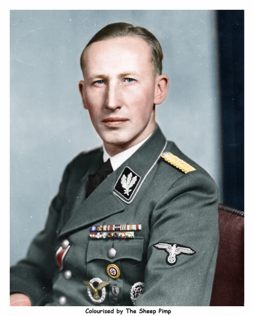 Reinhard Heydrich colorized