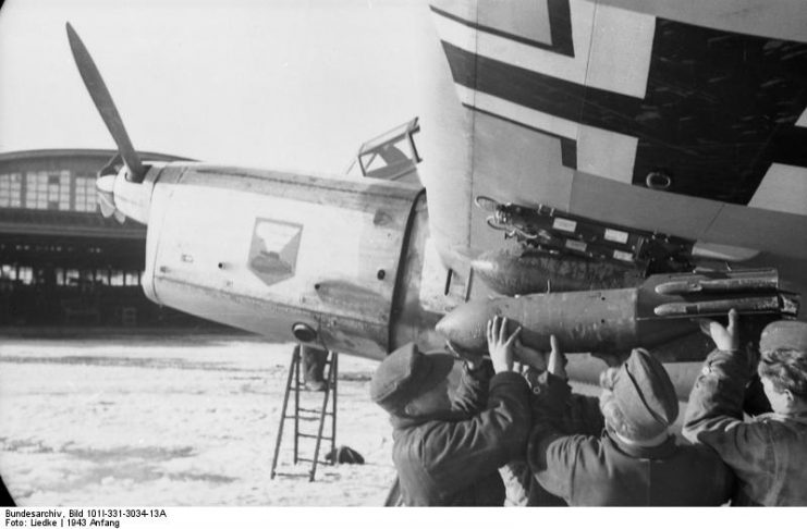 Eastern Front, Focke-Wulf Fw 189.Photo: Bundesarchiv, Bild 101I-331-3034-13A Liedke CC-BY-SA 3.0