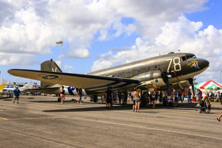 Tico Belle, the Douglas C-47 Skytrain at Fort Myers FL