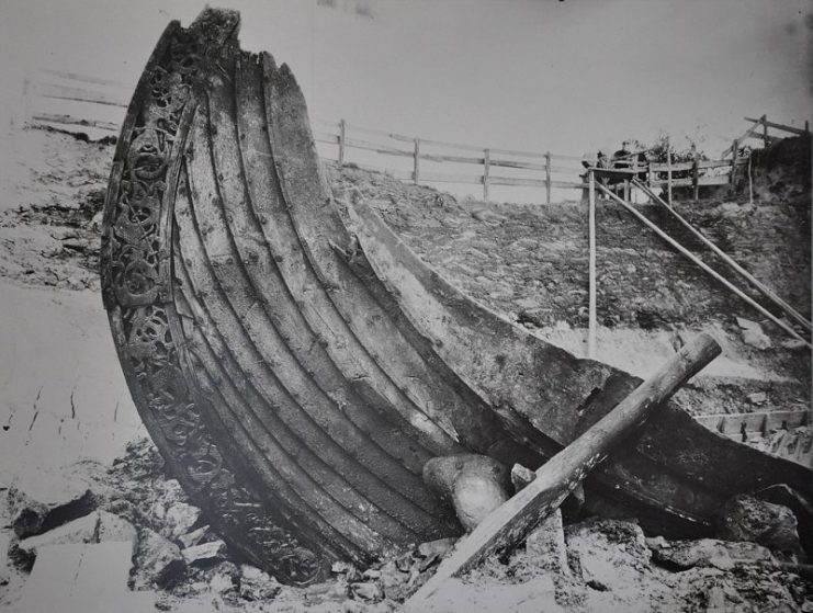 Excavation of the Oseberg ship