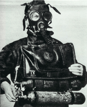 Italian World War II frogman of “Gruppo Gamma”.