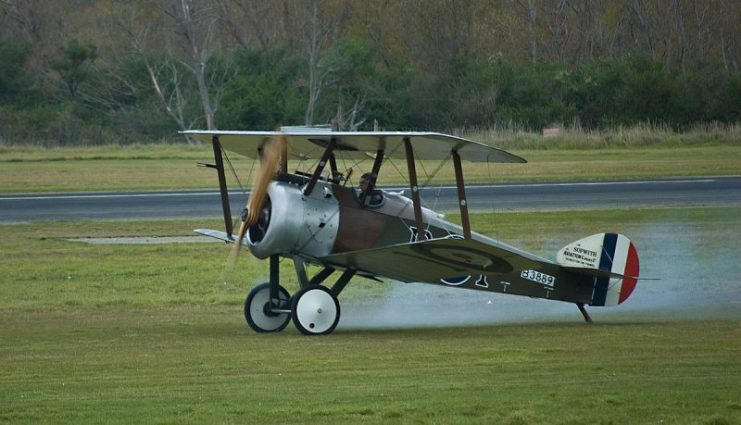 Sopwith Camel taking off. Photo: Phillip Capper / CC BY 2.0