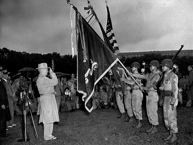 442nd Infantry receives 7th Presidential Unit Citation 1946