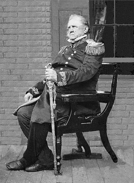 Lieut. Gen. Winfield Scott age of 75, 1861