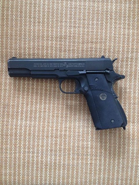 Colt M1911. Photo: rock_com_cn – CC BY-SA 3.0