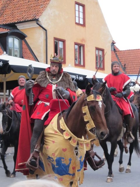 Reenactment of King Valdemar’s entrance into Visby