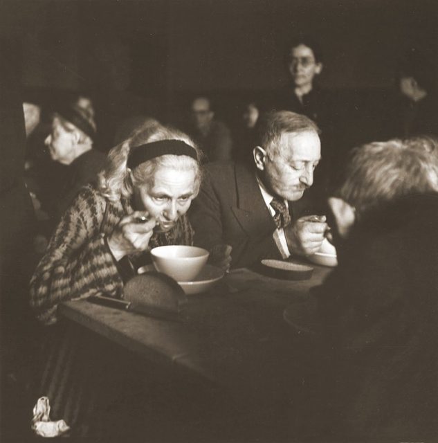 Elderly Jews rescued from Theresienstadt.
