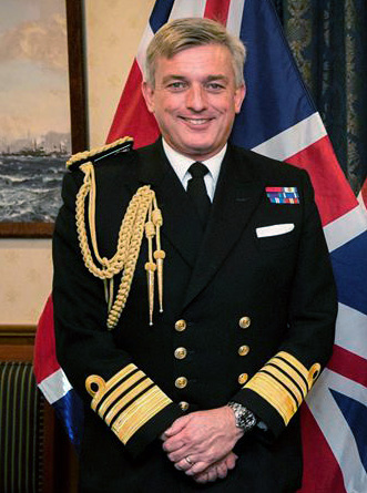 Admiral Sir Philip Jones, First Sea Lord.