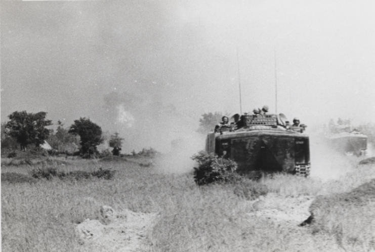 Amtracs of 1st Amphibian Tractor Battalion, 4 May 1968.Photo: USMC Archives from Quantico CC BY 2.0