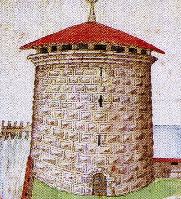 The bastion tower in Heilbronn , where Götz von Berlichingen was imprisoned.