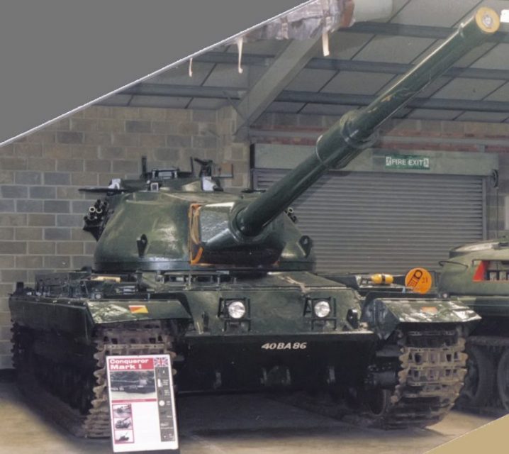 Conqueror Mark 1 tank in Bovington Tank Museum
