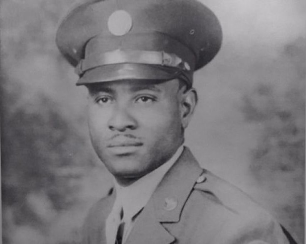 Richard Arvin Overton, during military service in the 1940s