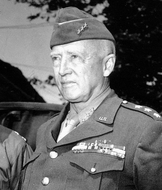 George S. Patton signed photo by U.S. Army