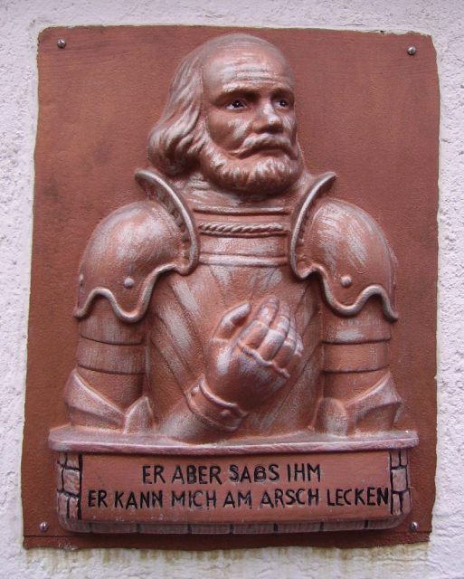 Götz von Berlichingen and the Swabian salute.