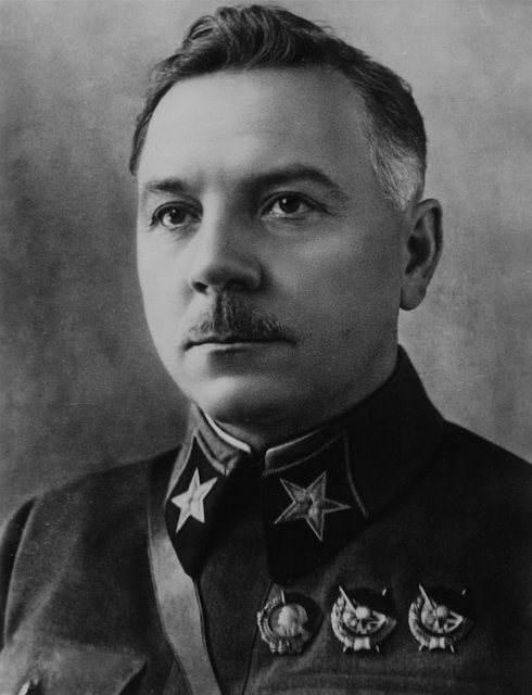 Kliment Yefremovich Voroshilov, in 1937.