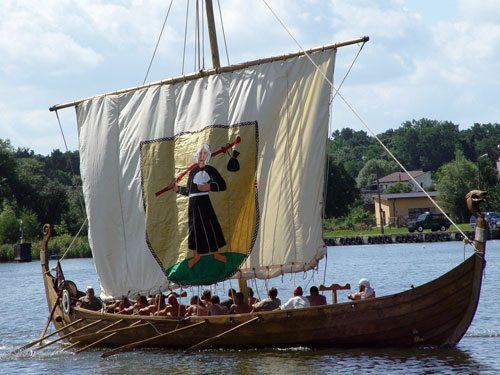 Full-scale replica of a Viking snekkja based in Morąg, Poland Photo by archiwum własne wikingów, Jarmeryk