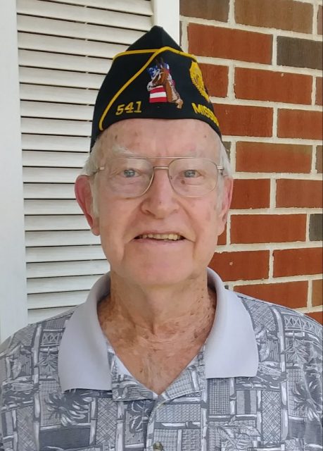 Volunteering for the draft in 1954, Harold Schulte served with the U.S. Army in France, where he played on a military baseball team. He now remains active with the American Legion in Bay, Missouri. Courtesy of Jeremy P. Amick