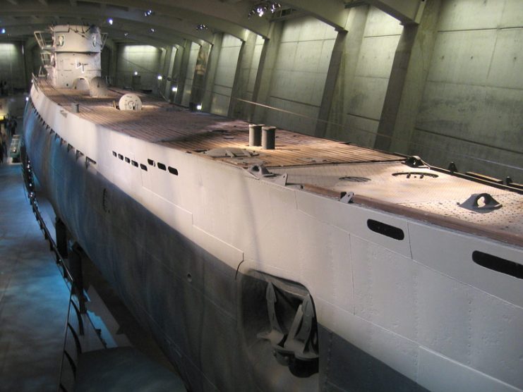 U-505, a type IXC U-boat. Photo: JeremyA CC BY-SA 2.5