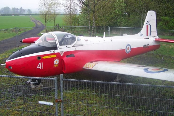 XM412 Jet Provost T.3 at Balado Airfield Photo by Mark Harkin CC BY 2.0